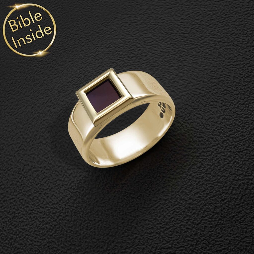 Christian Jewelry for Men Collection - New Testament Bible Rings by My Nano Jewelry